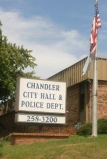 City Hall and Police Department sign